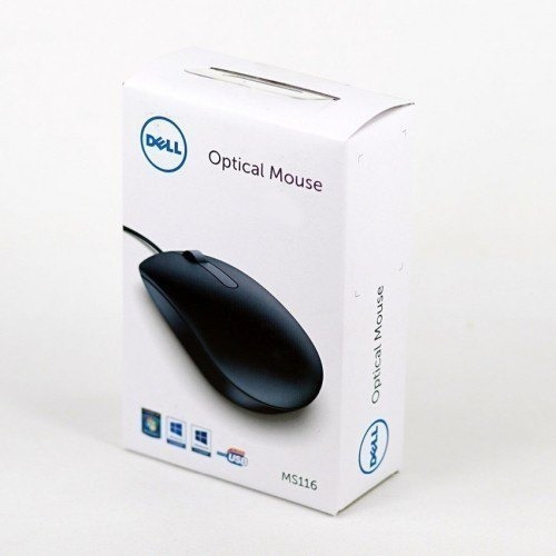 Imagen 2 de 2 de Mouse Usb Dell Optico Ms116