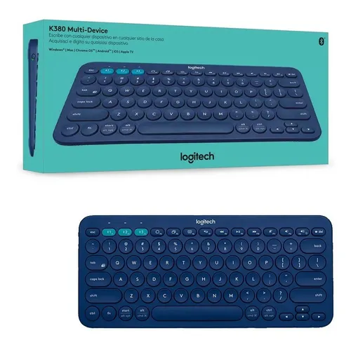 Teclado logitech k380 azul sale