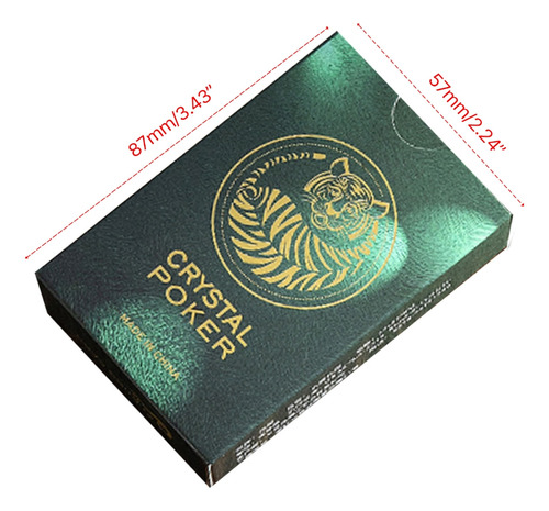 (b) Tarjeta De Juego De Mesa De Plástico Transparente Imperm
