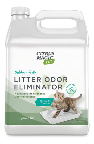 Citrus Magic Eliminador De Olores Probioticos Para Mascotas,