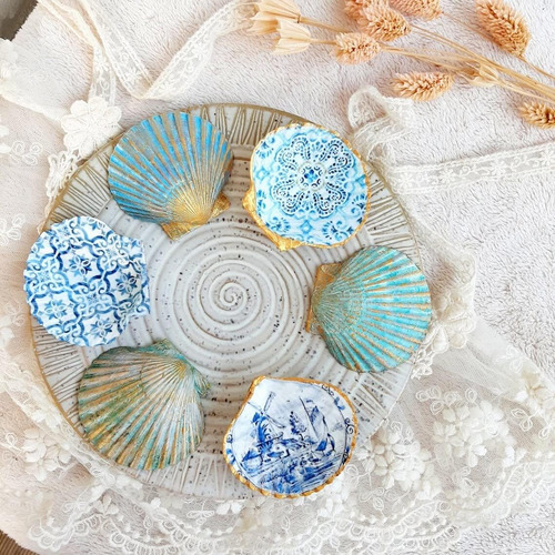 Conchas De Vieira, Conchas De Mar Blancas, Manualidad...