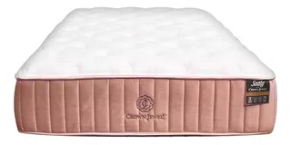 Colchón Sealy Greco Para Cama Queen Size Color Rosa Claro