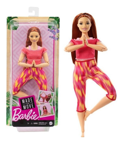 Muñeca Flexible Articulada Barbie Original Made To Move