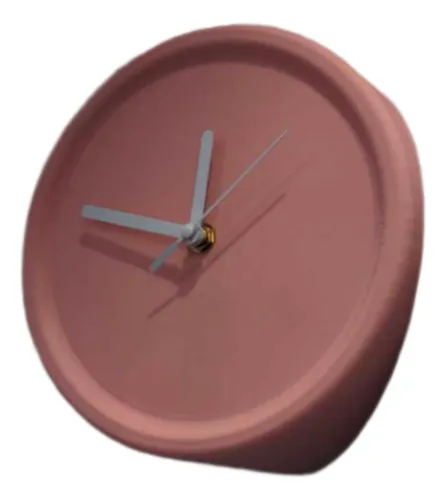 Dentro Del Reloj De Pared De Decoración De Pared Rosa