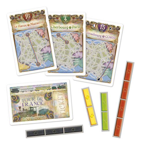 Ticket To Ride Map Collection V6 Francia Y Viejo Oeste