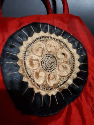 Bolso Porta Cosmetico Rojo Hindu