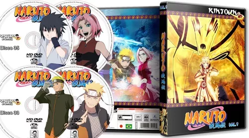Dvds Naruto Classico + Shippuden Completos + 11 Filmes