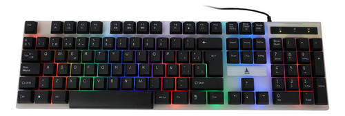 Combo Teclado Y Mouse Usb Retroiluminado Consmo Gk100+ Color del mouse Negro Color del teclado Negro