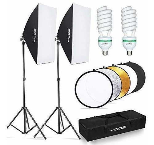 Yicoe Softbox Kit Iluminacion Reflector 23.6 in Equipo