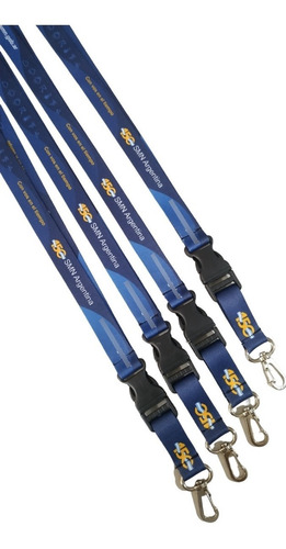 Lanyard Cinta Llavero Desmontable Personalizado X 5u