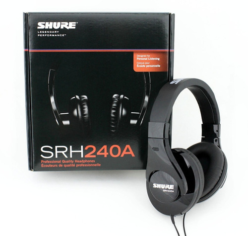Auriculares Shure Srh240a Cerrados De Estudio - Cuotas