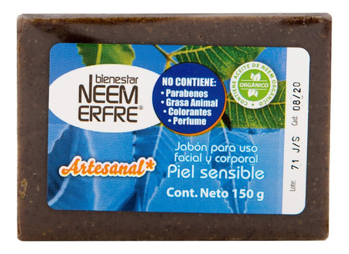 Jabón Piel Sensible De Hoja De Neem Caja Con 15