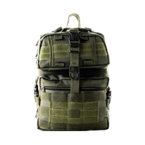 Bandolero Táctico 12 Litros Verde Militar Crossbody + Parche