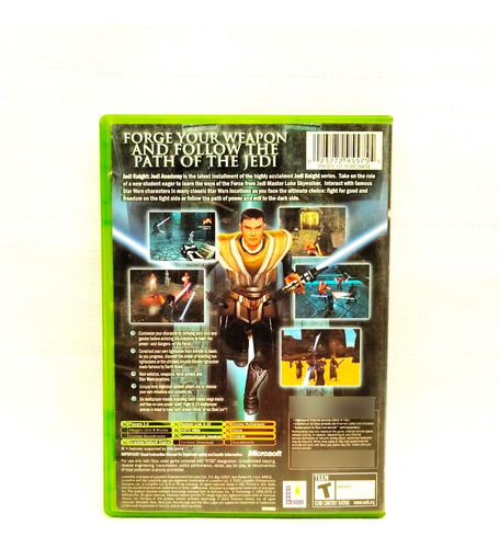 Star Wars Jedi Knight Jedi Academy Xbox Clasico (Reacondicionado)
