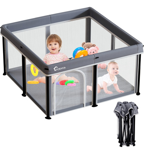 Lfcreator Corralito Plegable Para Bebes,