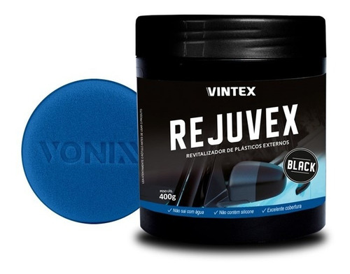 Revitalizador De Plásticos Rejuvex Black + Aplicador Vonixx 