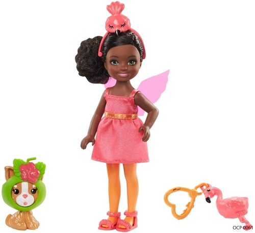 Muñeca de fiesta Barbie Club Chelsea Flamingo Fantasy