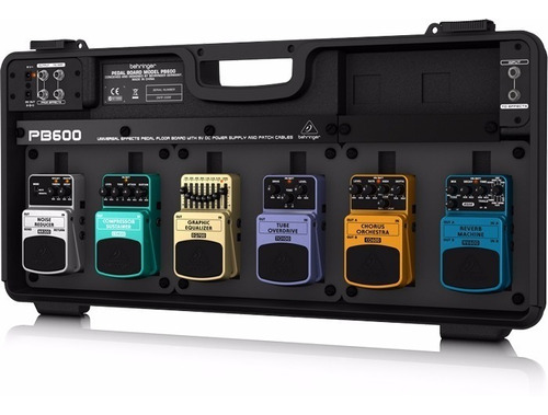 Behringer Pb600 Estuche Para Pedales/pedalera Pedalboard 