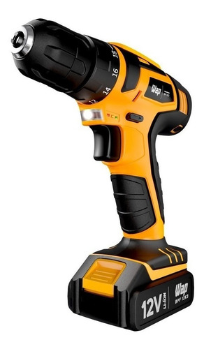 Furadeira parafusadeira sem fio de 10mm Wap BPF 12K3 12V + acessório 110V/220V