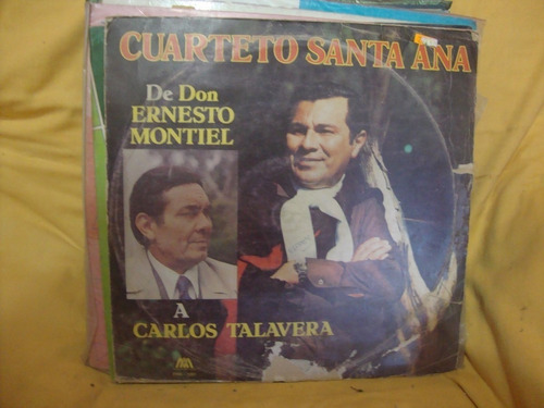 Vinilo Cuarteto Santa Ana De Don Ernesto Montiel A Carlos F2