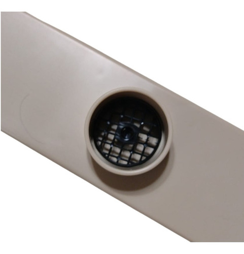 Ralo Oculto Invisível Linear 5x50cm P/ Banheiros Lavanderias Cor Cinza