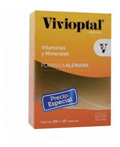 Vivioptal 30 Cap Multivitamínico  Fórmula Alemana