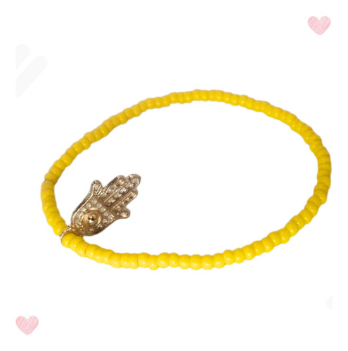 Pulsera Mostacilla Mano Fatima Protección