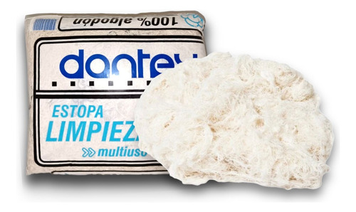 Estopa Blanca De Lustre Absorbente Limpieza Stopa Algodon