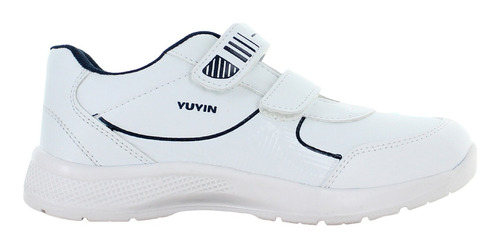 Yuyin Tenis Velcro Similpiel Blanco Escolar Niño 81828