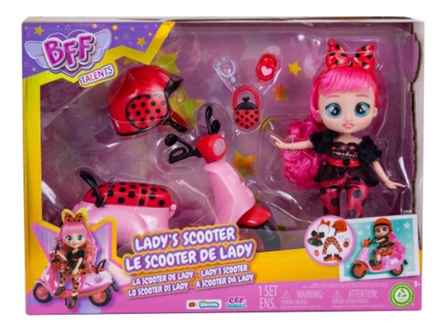 Muñeca Cry Babies Bff Ladies Scooter