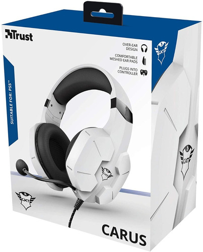 Headset Carus Blanco  Simil Ps5 Trust Soy Gamer