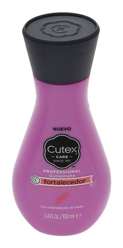 Quitaesmalte Cutex Care Fortalecedor 100 Ml