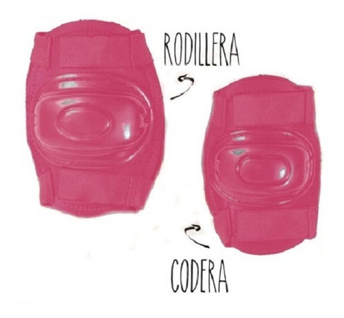 Set De Proteccion Rodillera Nena Rollers Jem 301n