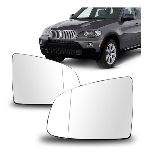 Par Lente Retrovisor Bmw X5 2008 2009 2010 Com Aquecedor.