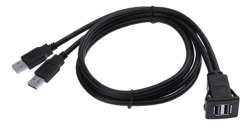Extensión Doble Usb3.0 Macho A Hembra De 2 Puertos