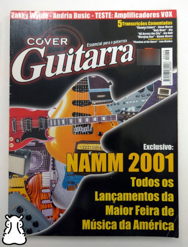 Revista Cover Guitarra Março 2001 N° 76 Feira Música Namm