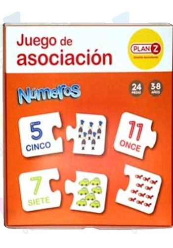 Juego Asociación Emociones Números Caja Carton