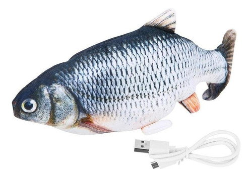 Eléctrico Usb De Carga De Simulación De Peces Gato Juguete D