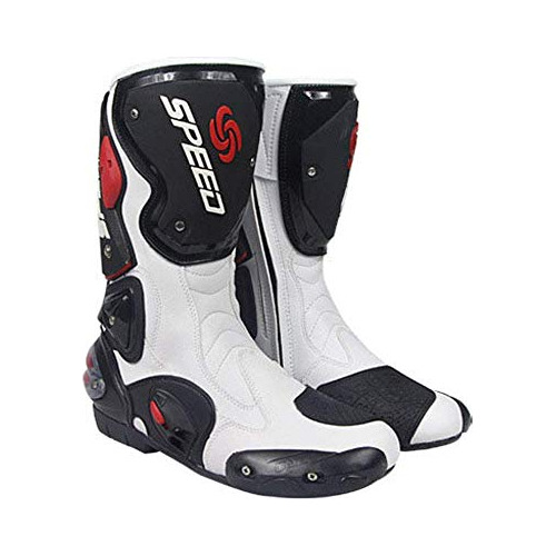 Botas De Cuero Para Moto De Hombre