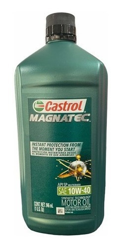 Aceite 10w40 Semi Sintético Castrol Magnatec