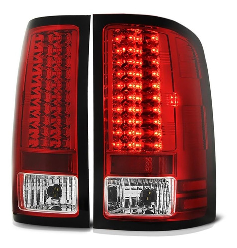 Conjunto Lampara Trasera Led Alta Calidad Lente Roja Gmc