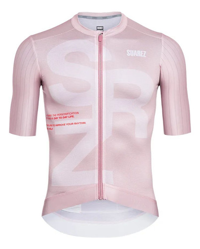 Jersey Ciclismo M/c Suarez Hombre Velocity Crystal Rose 2.3