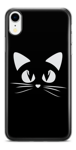 Capinha Para Celular Gato Preto Orelhas