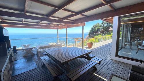Espectacular Casa En Zapallar, Frente Al Mar, En Arriendo !