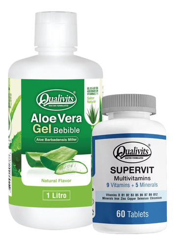 Multivitamínico Supervit + Aloe Vera Bebible 1l - Qualivits