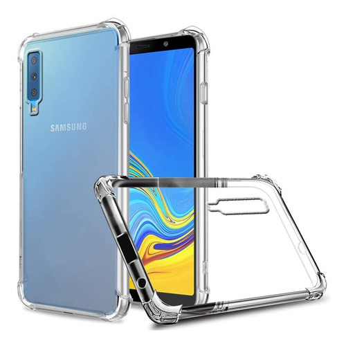 Funda De Silicona Para Samsung Galaxy A7 2018 - Transpare...