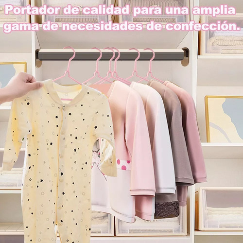 20 Ganchos Ropa Perchas De Acero Inoxidable Infantil Niño