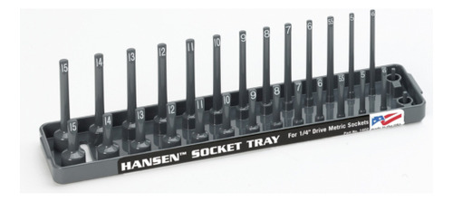 1402 Hansen Global 1/4 Dr. Metric Soc Holder, Gray Ccd