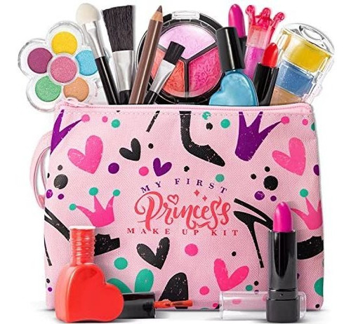 Mi Primer Kit De Maquillaje Para Princesas - Juego De Maquil