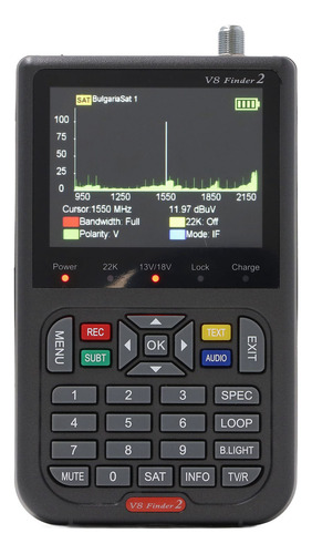 Satélite Digital Signal Finder 9502150 Mhz Con Pantalla De